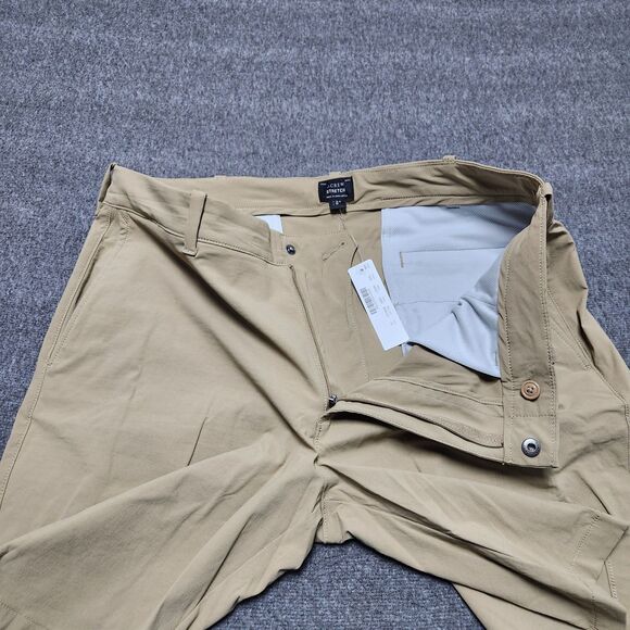 J Crew Mens Chino Shorts 34 Beige Deck Walking Stretch Beach Outdoor Hiking - Picture 4 of 8
